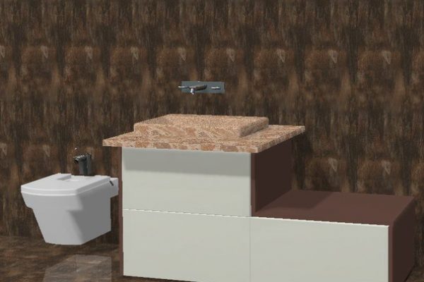 Mueble de baño 3 gavetas