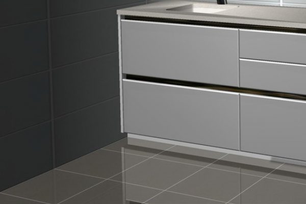 Mueble con gavetas y Gola Personalizada